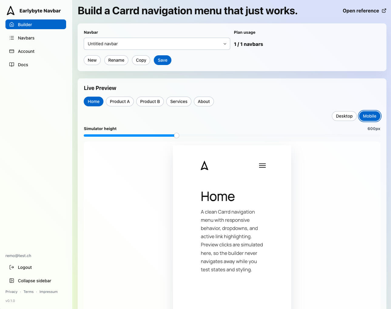Mobile View Builder Mobile View Builder